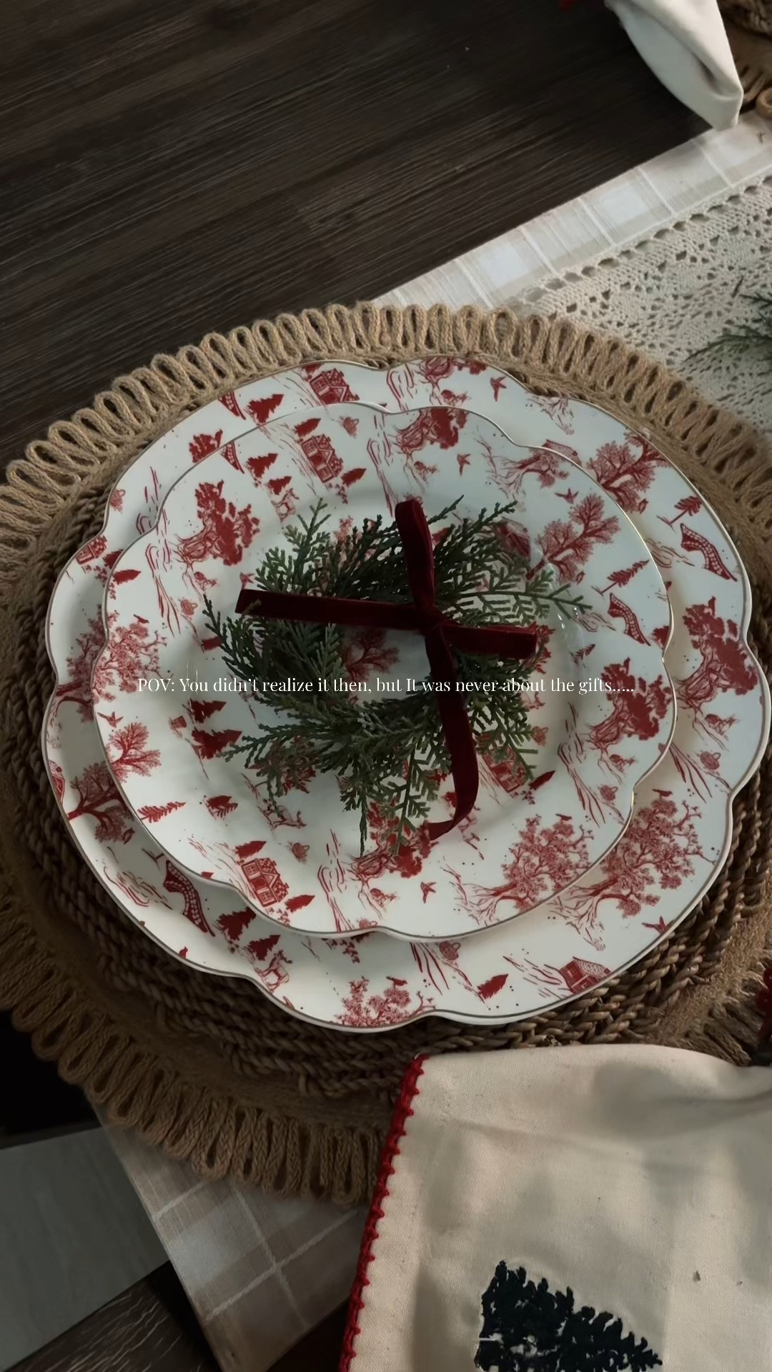 Christmas tablescape 🎄🕯️

#LTKHome #LTKHoliday #LTKSeasonal