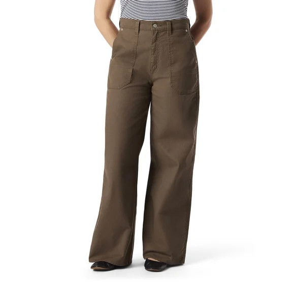 Levi Strauss Signature Women's Vintage Cinch Waist Loose Cargo Jean | Walmart (US)
