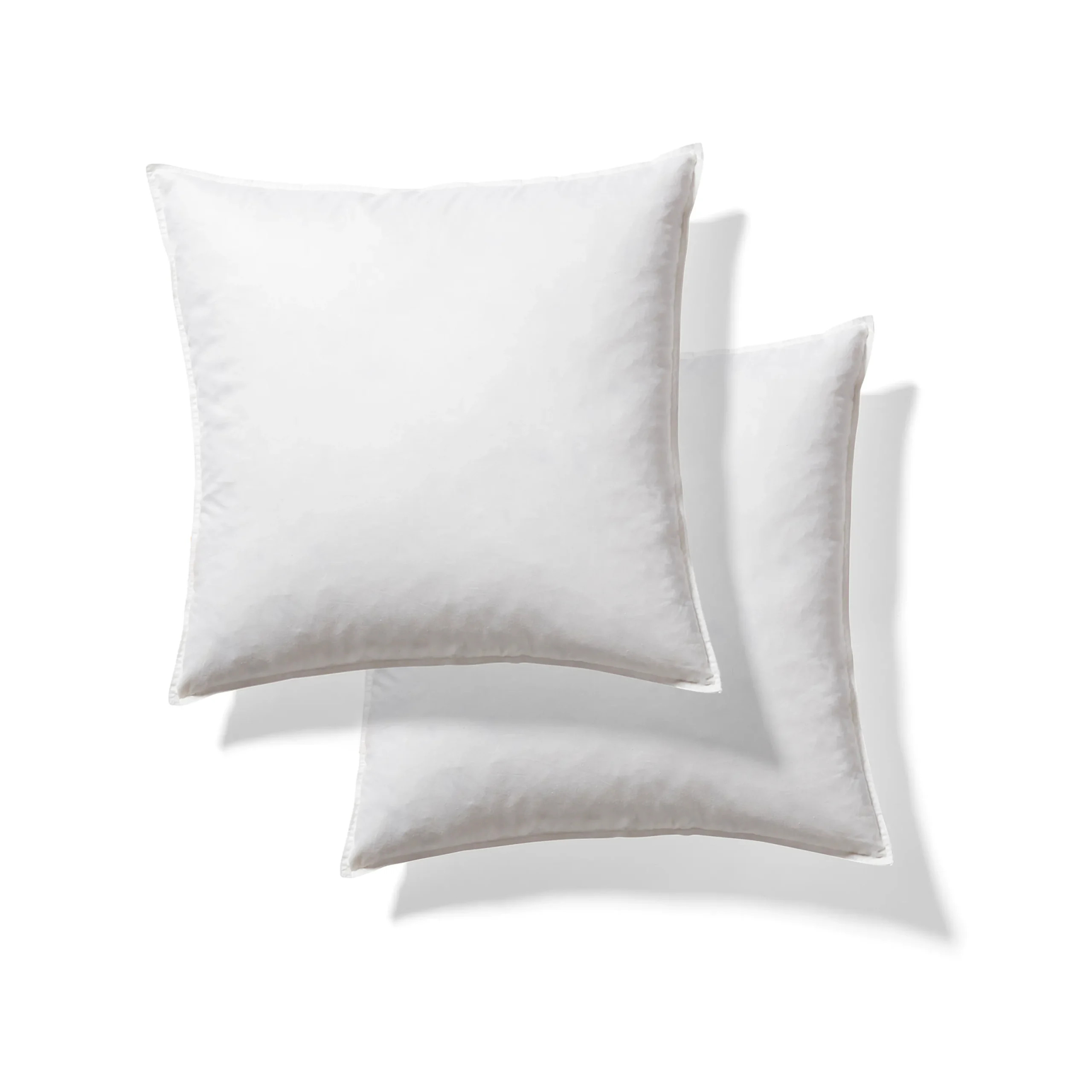 Pair of White Goose Feather Pillow Inserts, sold as a set of two - EVELYN & KATE | EVELYN & KATE (US)