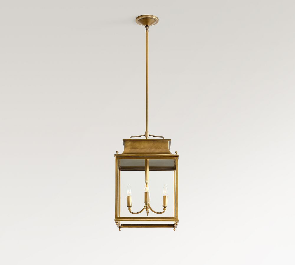 Belvedere Metal Outdoor Lantern Pendant (23") | Pottery Barn (US)