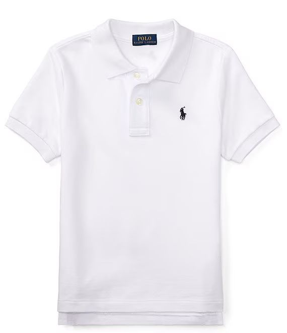 Little Boys 2T-7 Short Sleeve Essential Mesh Polo Shirt | Dillard's
