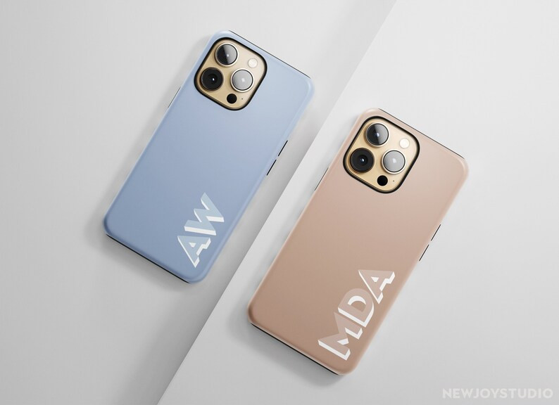 Custom Side Corner Monogram Phone Case, Personalized Initial iPhone Case, iPhone 11 12 13 Cover, ... | Etsy (US)