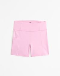 ypb high rise bike shorts | Abercrombie & Fitch (US)