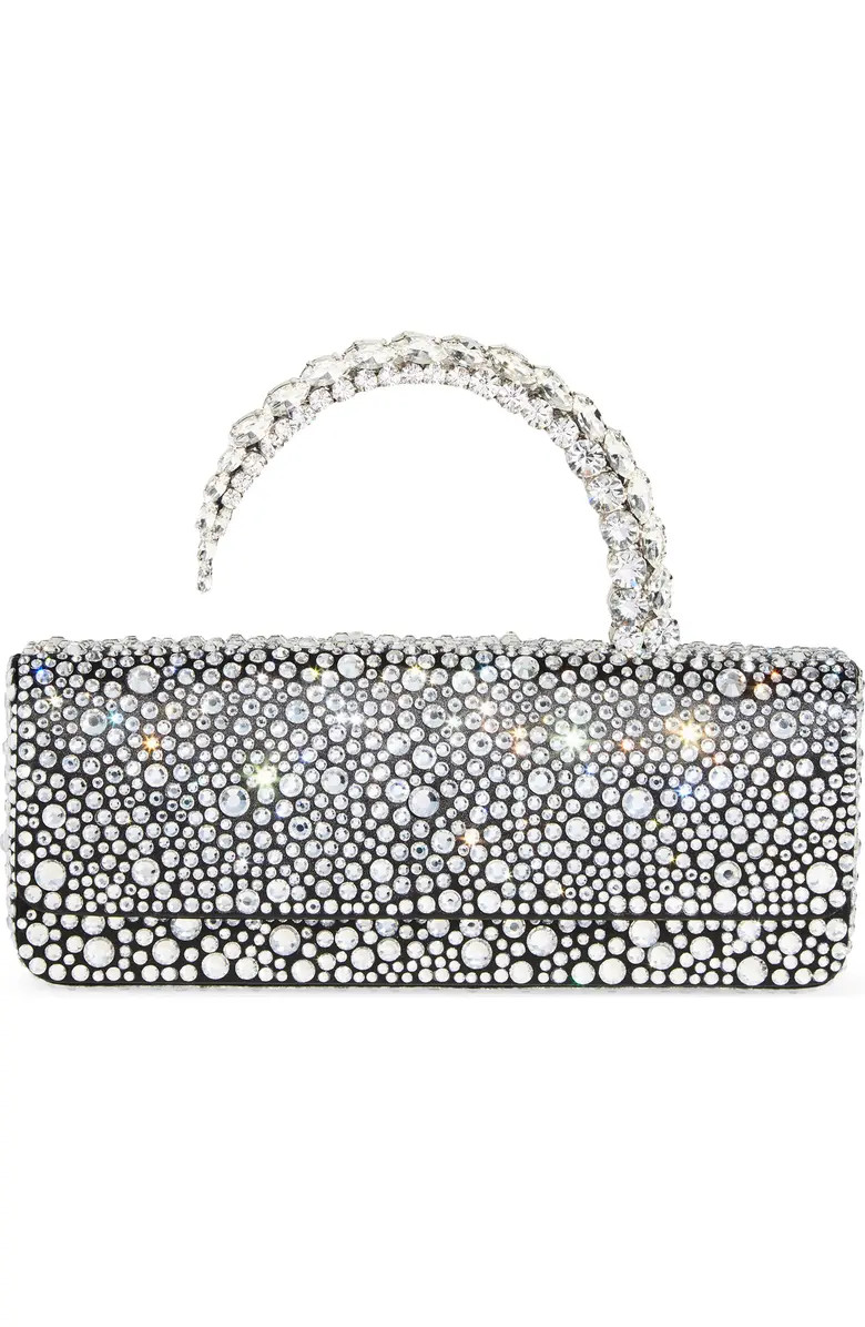 L’alingi Malika Crystal Embellished Jewel Handle Clutch | Nordstrom | Nordstrom
