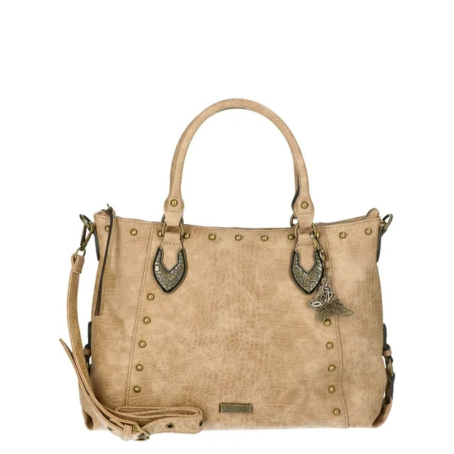 Jessica Simpson Women’s Asher Satchel Handbag, Camel | Walmart (US)