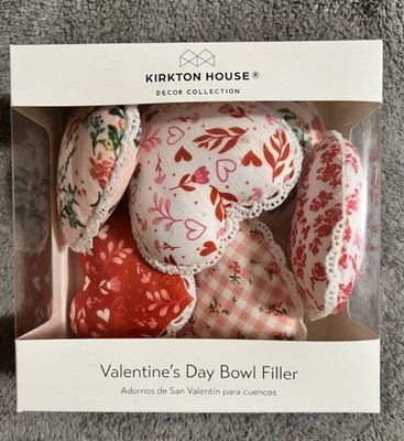 KIRKTON HOUSE VALENTINE'S DAY FLORAL FABRIC HEART BOWL FILLERS NEW | eBay US