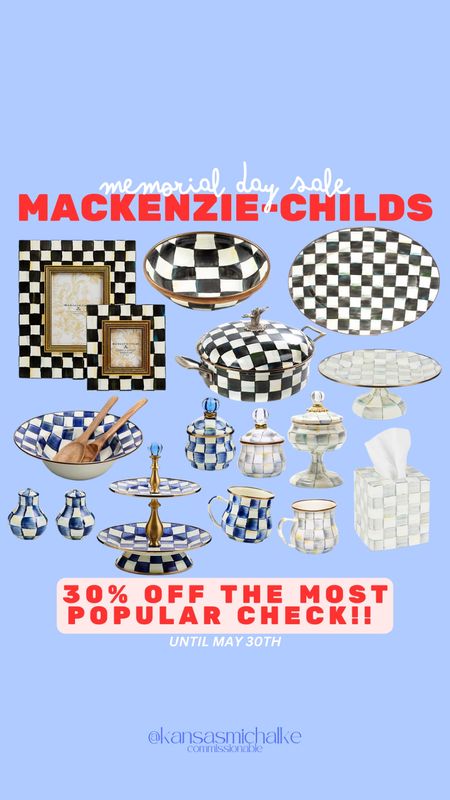 MacKenzie Child’s Memorial Day Sale!! Their most popular check pieces 30% off 🏁♥️

#LTKGiftGuide #LTKSaleAlert #LTKHome