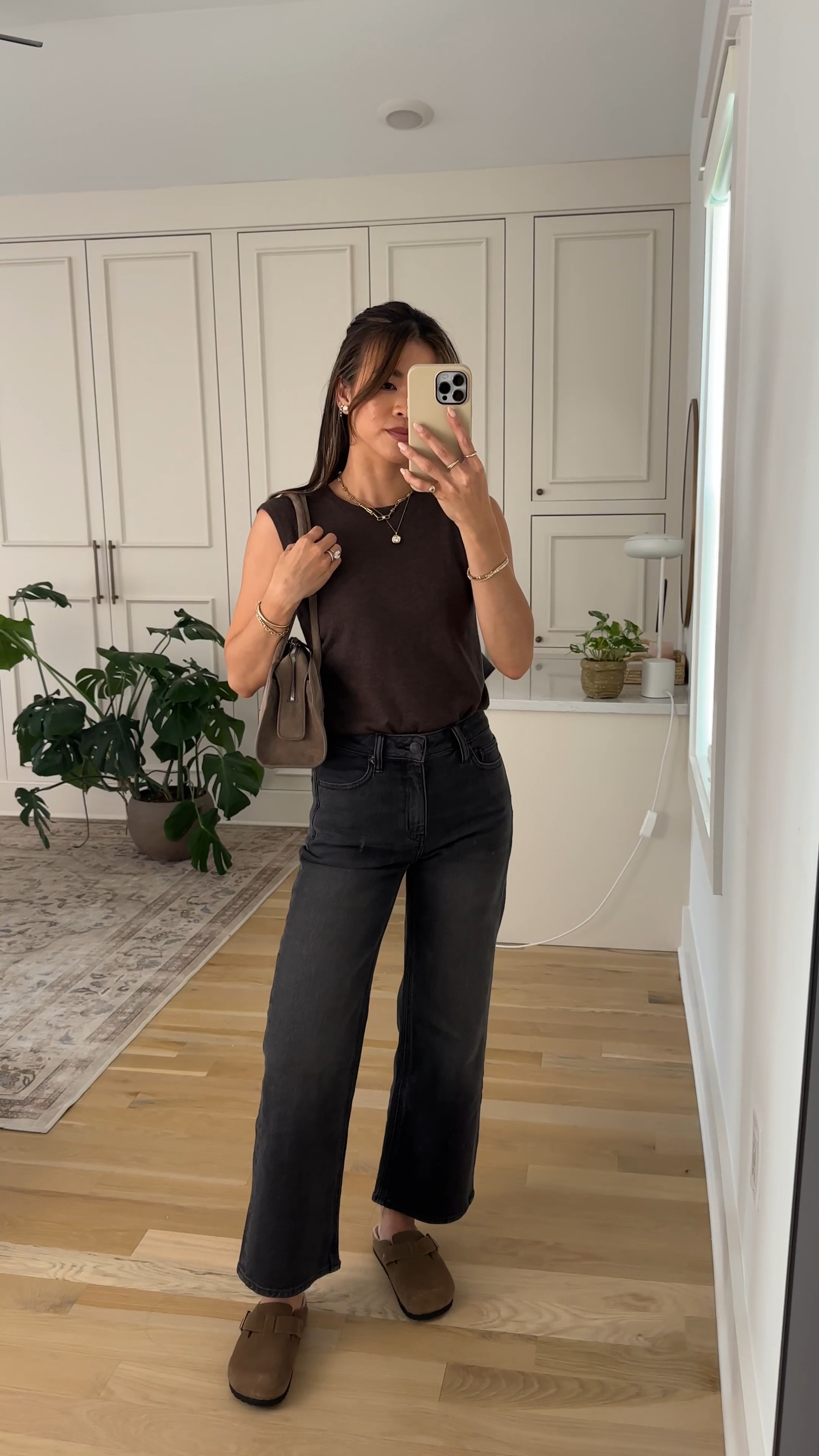 I love wearing brown for fall! This @Quince sweater tank is so cute.

Sizing info:
-Quince Lightweight Cotton Cashmere Sweater Tank (Size XS in Mocha Heather) 
-Quince Bella Stretch Wide Leg Jeans (Size 24 Short in Black)

petite fashion, get dressed with me, outfit inspiration, ootd, nashville outfit, Nashville influencer, petite style, vacation style, casual outfits, mom style, petite pants, fall outfits, fall outfit info, fall pants, fall outfit idea, fall top, fall sweater, fall shoes, quince, summer top, fall sweater tank, jeans, petite jeans, black jeans, black denim, quince jeans, wide leg jeans

#LTKSeasonal #LTKPetite #LTKWorkwear