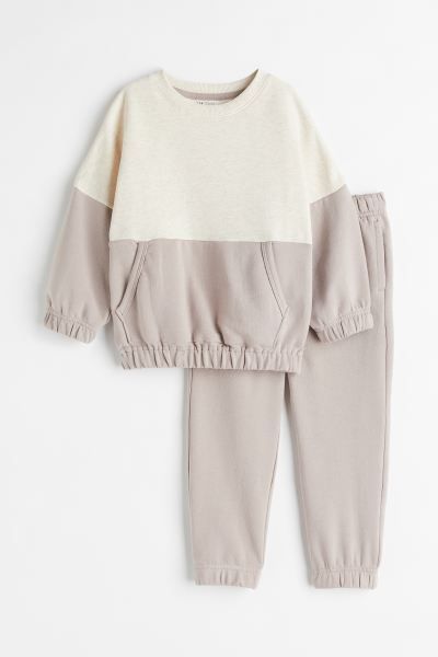 2-piece Sweatshirt and Joggers Set | H&M (US)