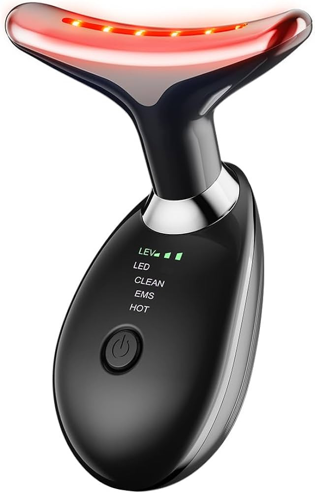 Firming Wrinkle Removal Device for Neck Face, Double Chin Vibration Facial Massager with Three Us... | Amazon (US)