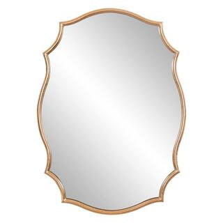 PRIVATE BRAND UNBRANDED Windmere Medium Irregular Gold Art Deco Mirror (26.25 in. W x 35.75 in. H... | The Home Depot