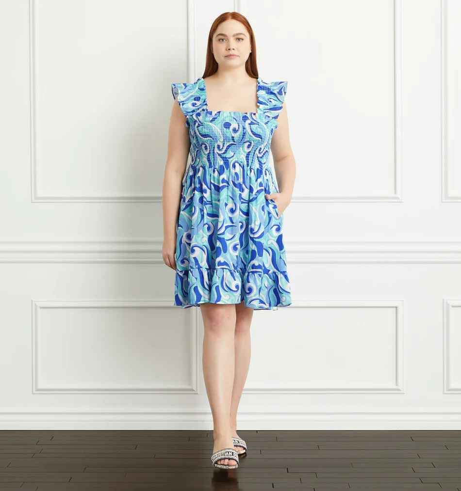 The Elizabeth Nap Dress - Navy Crepe | Hill House Home