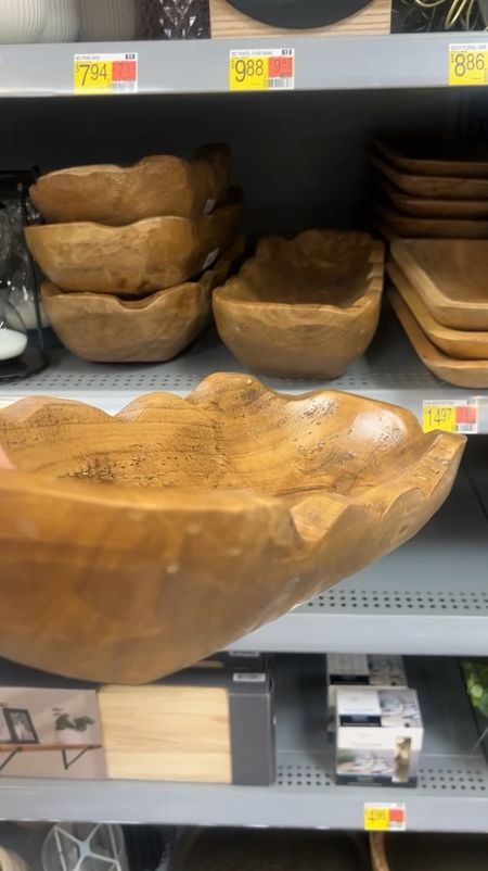 New wooden bowls from Walmart for under $15! 

#LTKstyletip #LTKhome #LTKVideo