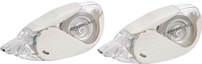 Amazon Basics Soft Grip Style Correction Tape, 2 Pack | Amazon (US)