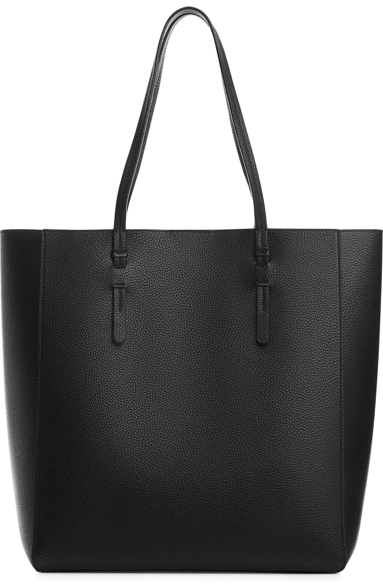 MANGO Faux Leather Shopper Tote | Nordstrom | Nordstrom