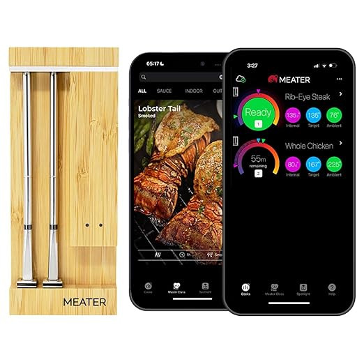 MEATER Pro Duo: WiFi Smart Meat Thermometer | 1000°F High Heat Resistance | Long Range | Dual Pr... | Amazon (US)