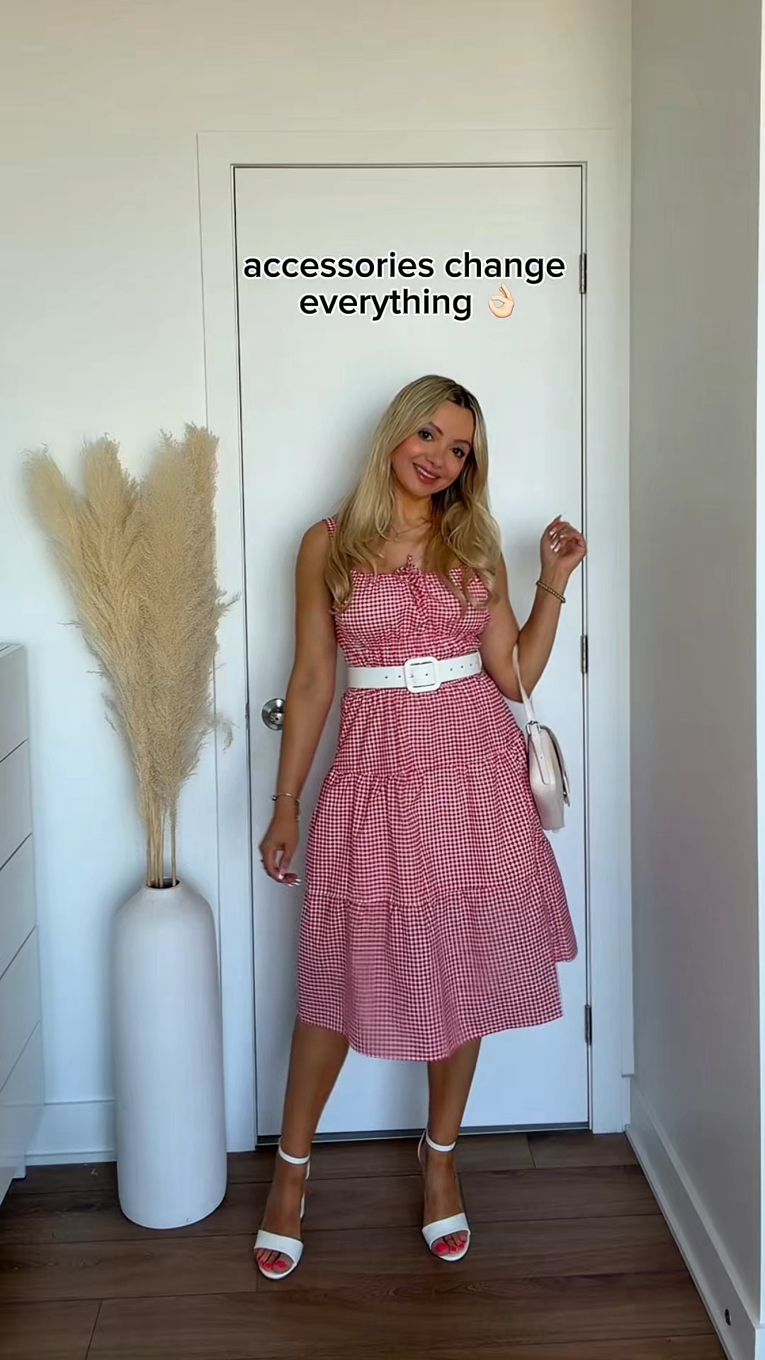 Styling midi dress for spring 

Dress dresses spring summer shoes heels sandals red dress gingham dress belt purse accessories 

#LTKootd #LTKWedding #LTKWorkwear