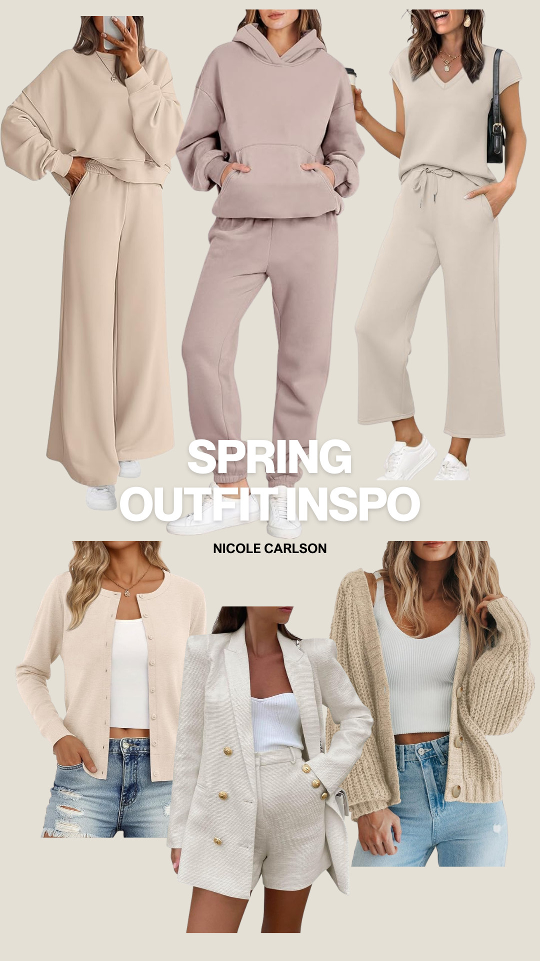 Spring neutral outfit pieces from Amazon 

 

#LTKootd #LTKActive #LTKU