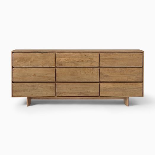 Anton Solid Wood Wide 9-Drawer Dresser (85") | West Elm (US)