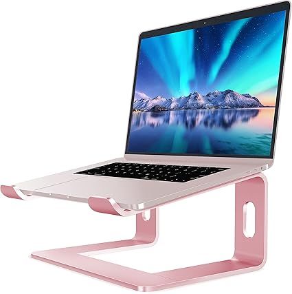 SOUNDANCE Aluminum Laptop Stand for Desk Compatible with Mac MacBook Pro Air Apple Notebook, Port... | Amazon (UK)