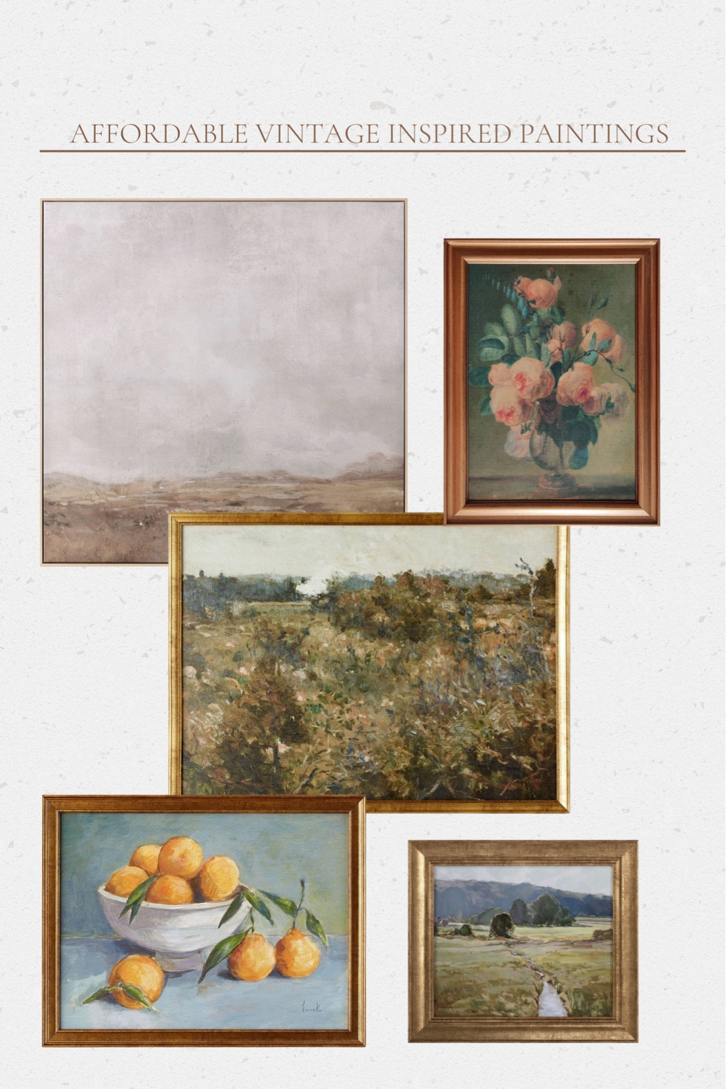 Love these vintage inspired canvas paintings. They’re all under $100 and some under $40!! 

#LTKHome