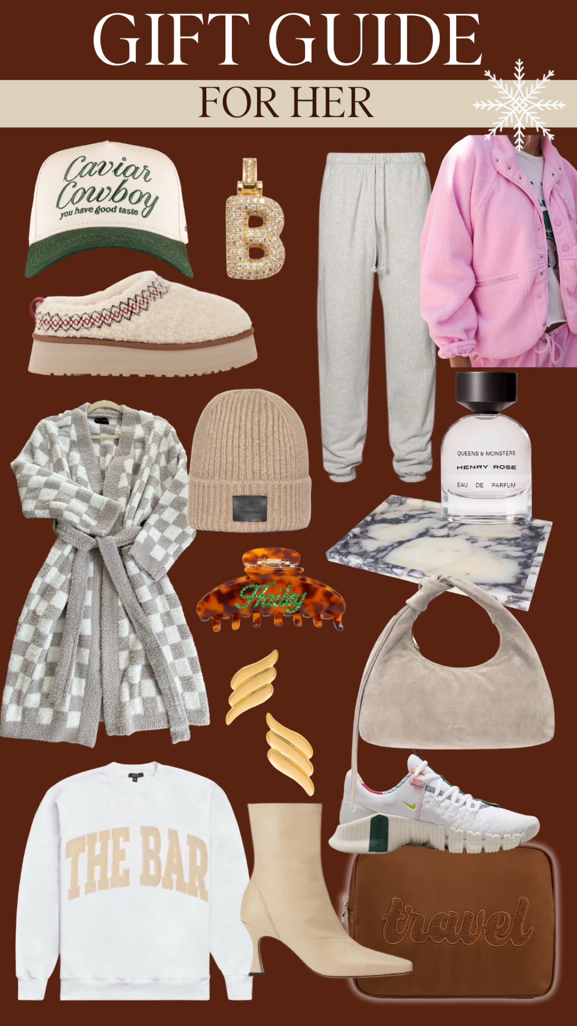 Gift Guide for her! Elwood code: JULIA10 

Gifts for girls, gifts for bestie, gifts for sister, gifts for mom 

#LTKGiftGuide #LTKHoliday #LTKSeasonal