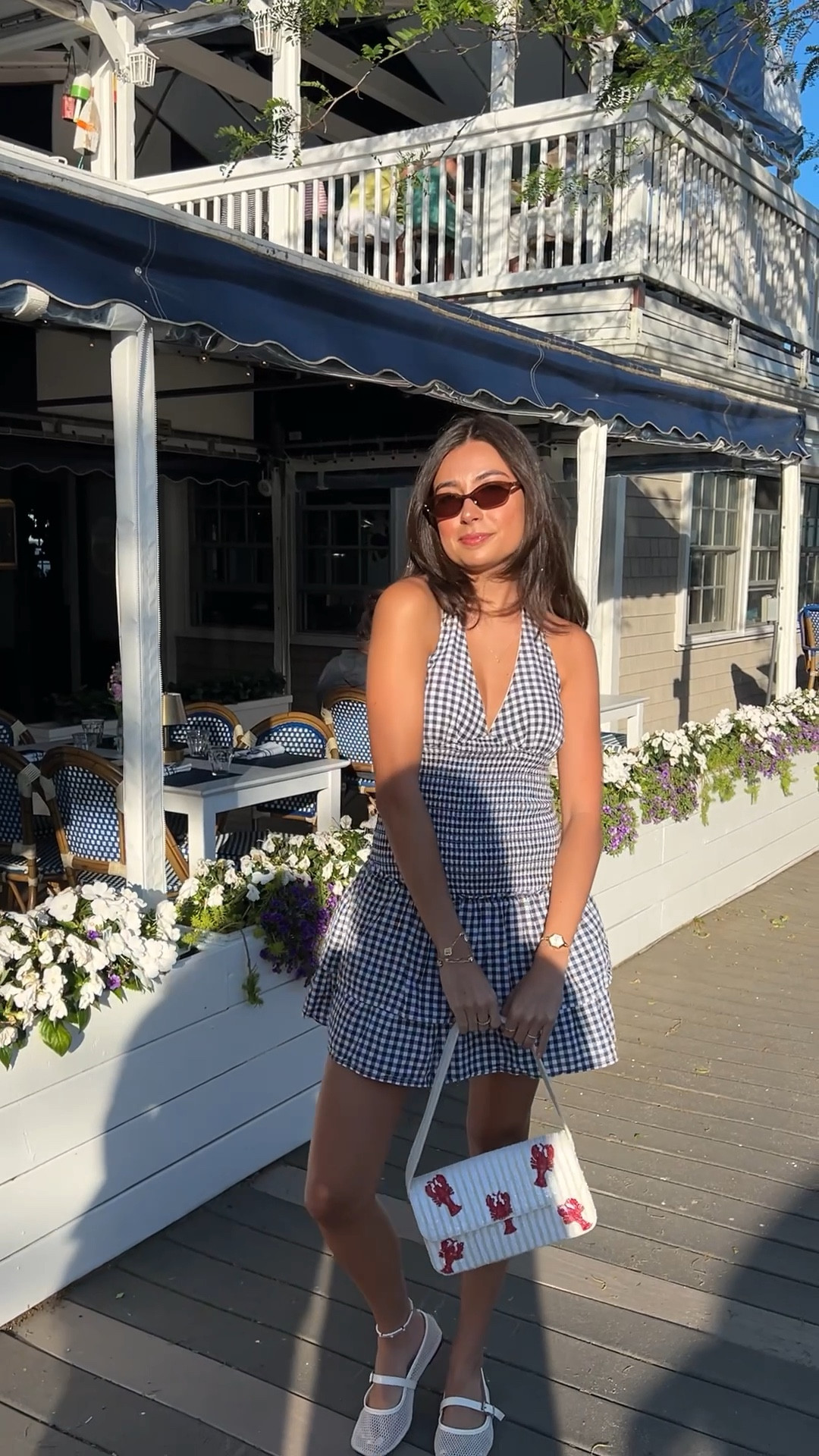 Summer dress // halter dress // hollister dress in size small & bag from TJ maxx // cape cod outfit 

#LTKSeasonal