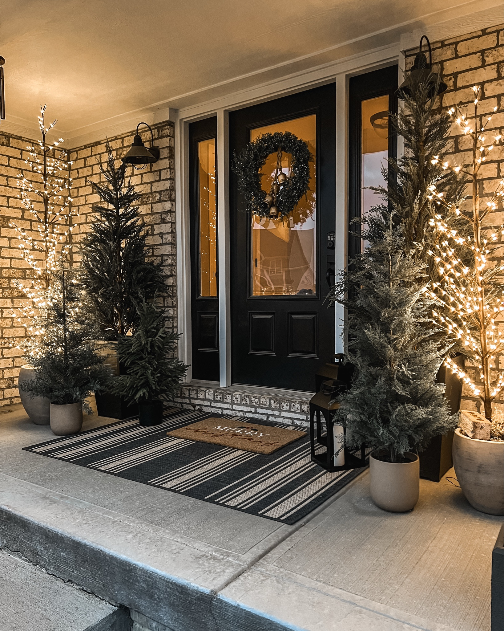 Christmas porch✨ Yep, I brought the twinkle trees outside this year — and I think I like them out here better!

*Most of my trees have unfortunately been discontinued but I tried to link similar ones for ya!

Christmas Decor | Holiday Decor | Front Porch | Outdoor Decor | Christmas Tree

#LTKSeasonal #LTKHoliday #LTKHome