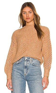 AMUSE SOCIETY Sawyer Knit Sweater in Copper from Revolve.com | Revolve Clothing (Global)