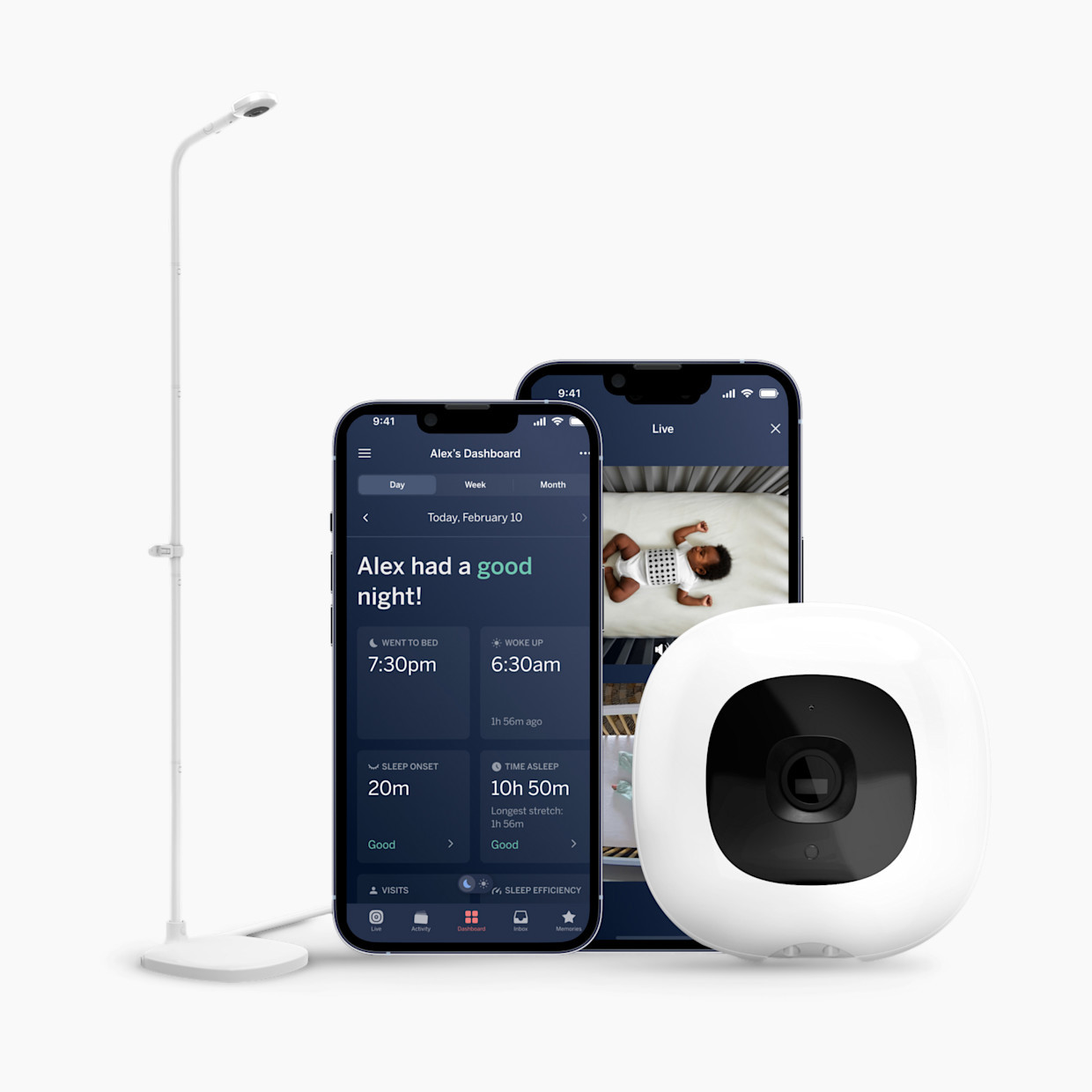 Pro Smart Baby Monitor and Floor Stand | Babylist