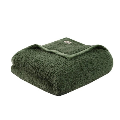 Woolrich Burlington Solid Berber Cozy Soft Brushed Bed Blanket | Target
