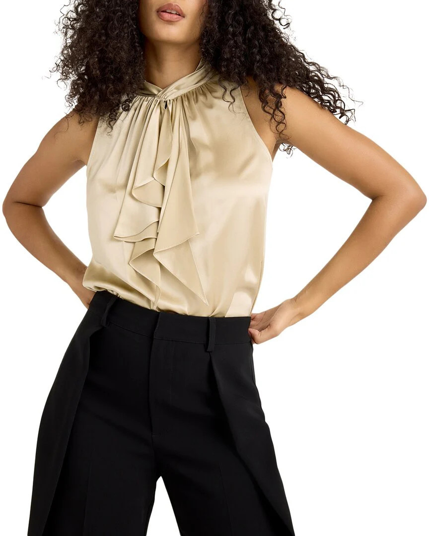 Cinq à Sept Keoni Silk Top | Shop Simon