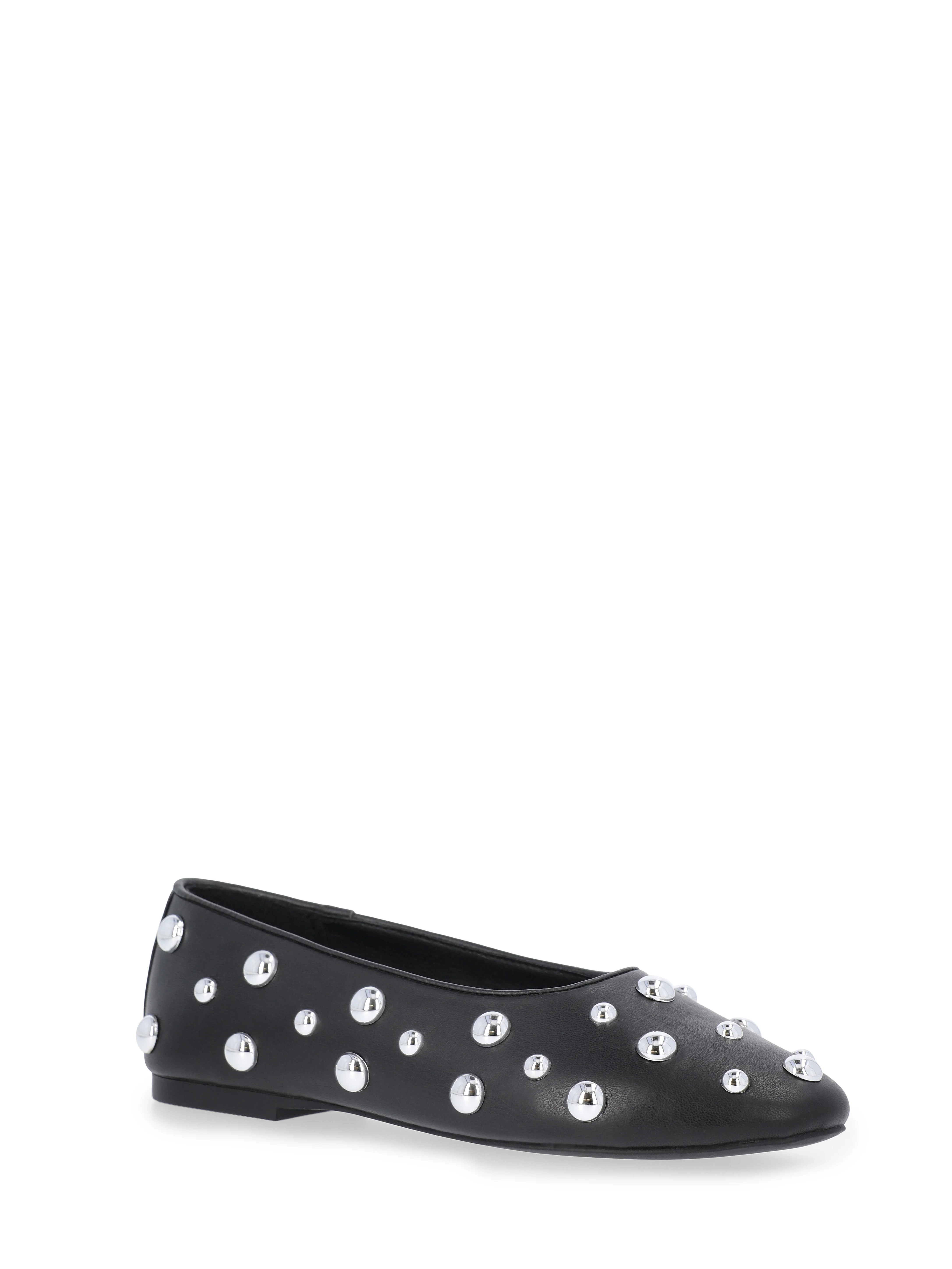 Scoop Women's Studded Faux Leather Ballet Flats | Walmart (US)
