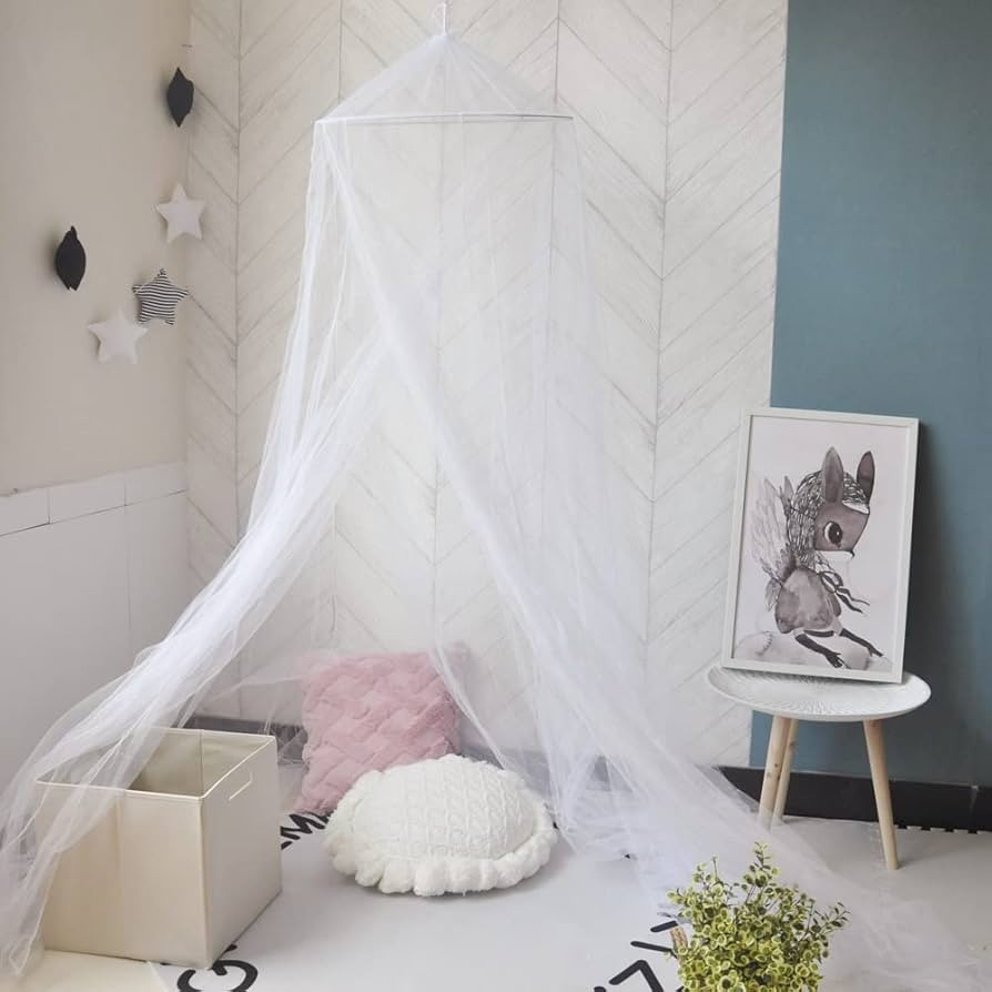 Eimilaly Bed Canopy Mosquito Net, Bed Canopy for Girls Room Decor - Insect Protection Hanging Can... | Amazon (US)