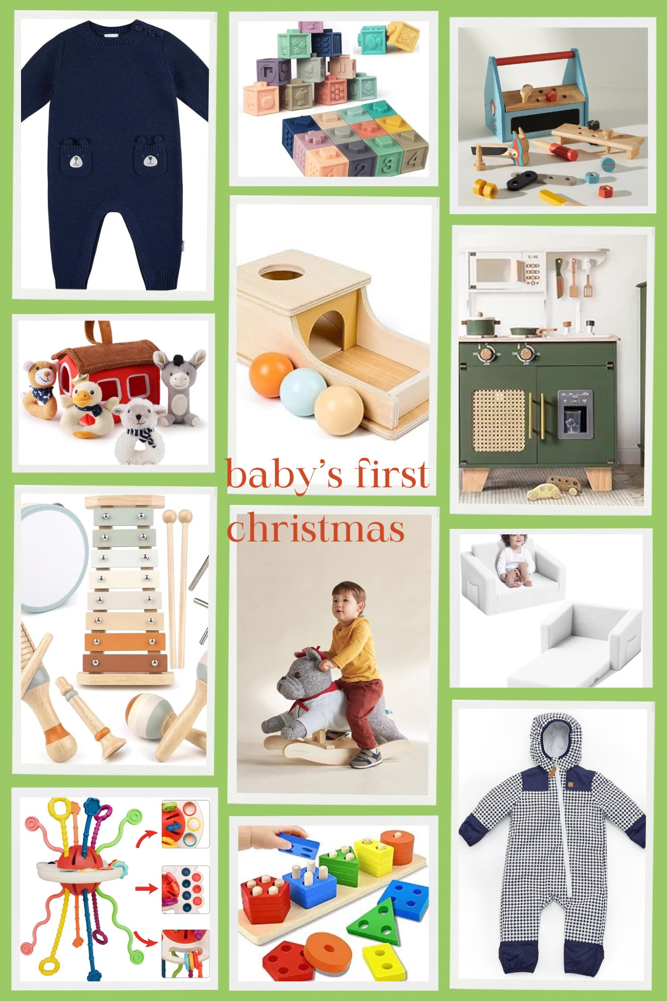 It’s Xander’s first Christmas and I’m so excited to wake up Christmas morning and have him see the magic and open presents! As much as a 9 month old can! Here’s everything I’ve gotten so far! 

#LTKGiftGuide #LTKHoliday #LTKbaby