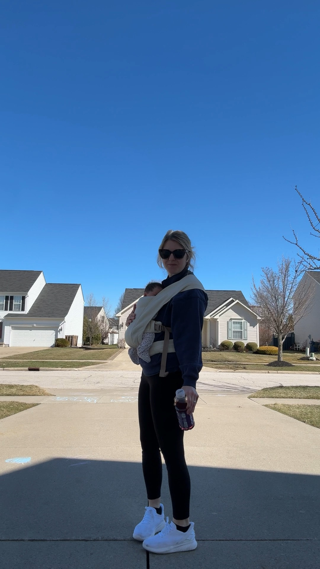 The best newborn carrier! Spring walks with my girl 🩷

Postpartum | white sneakers | baby carrier | sweatshirt | loungewear | fitness wear | casual wear | mom life | baby registry must have 

#LTKBaby #LTKmomlife #LTKActive
