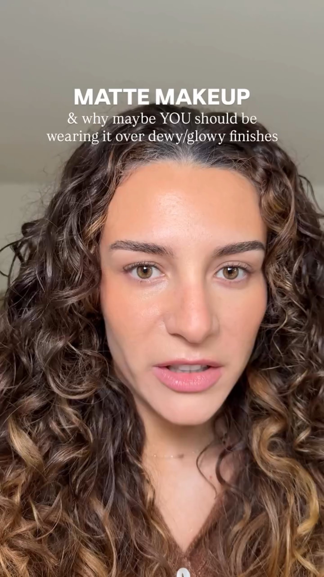 DEWY / GLOWY MAKEUP might NOT be the best trend for you!! Trust me I learned this one the hard way but I’m always just going back to my color analysis knowledge and accepting that I’m an Autum, through and through. That means Autumn colors but also Autumn TEXTURES and FINISHES are what make me glow in the most natural, effortless, “me” kind of way 🫶🏼🌿✨ so let this be your sign if your skin isn’t naturally bright and reflective, try matte makeup finishes instead! 

Products:
@narsissist soft matte concealer in macadamia
@refybeauty bronzer in sand and blush in malaya 
@elfcosmetics perfect finish hd powder
@jonesroadbeauty bronzer in tan
@glossier cloud paint plush blush in gale 
@charlottetilbury lipstick in nude romance 

#naturalbeauty #naturalmakeup #effortlessbeauty #mattemakeup products for cloud skin makeup routine, matte makeup products, natural looking makeup that isn’t dewy, makeup for oily skin