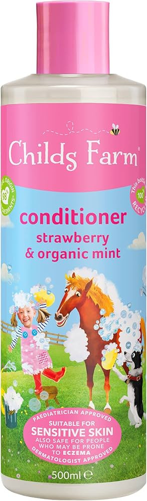 Childs Farm, Kids Hair Conditioner for Dry, Sensitive Skin & Scalp, Strawberry & Organic Mint, Co... | Amazon (US)
