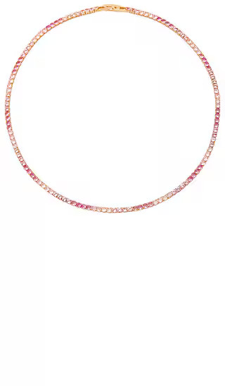 Ombre Necklace in Pink | Revolve Clothing (Global)
