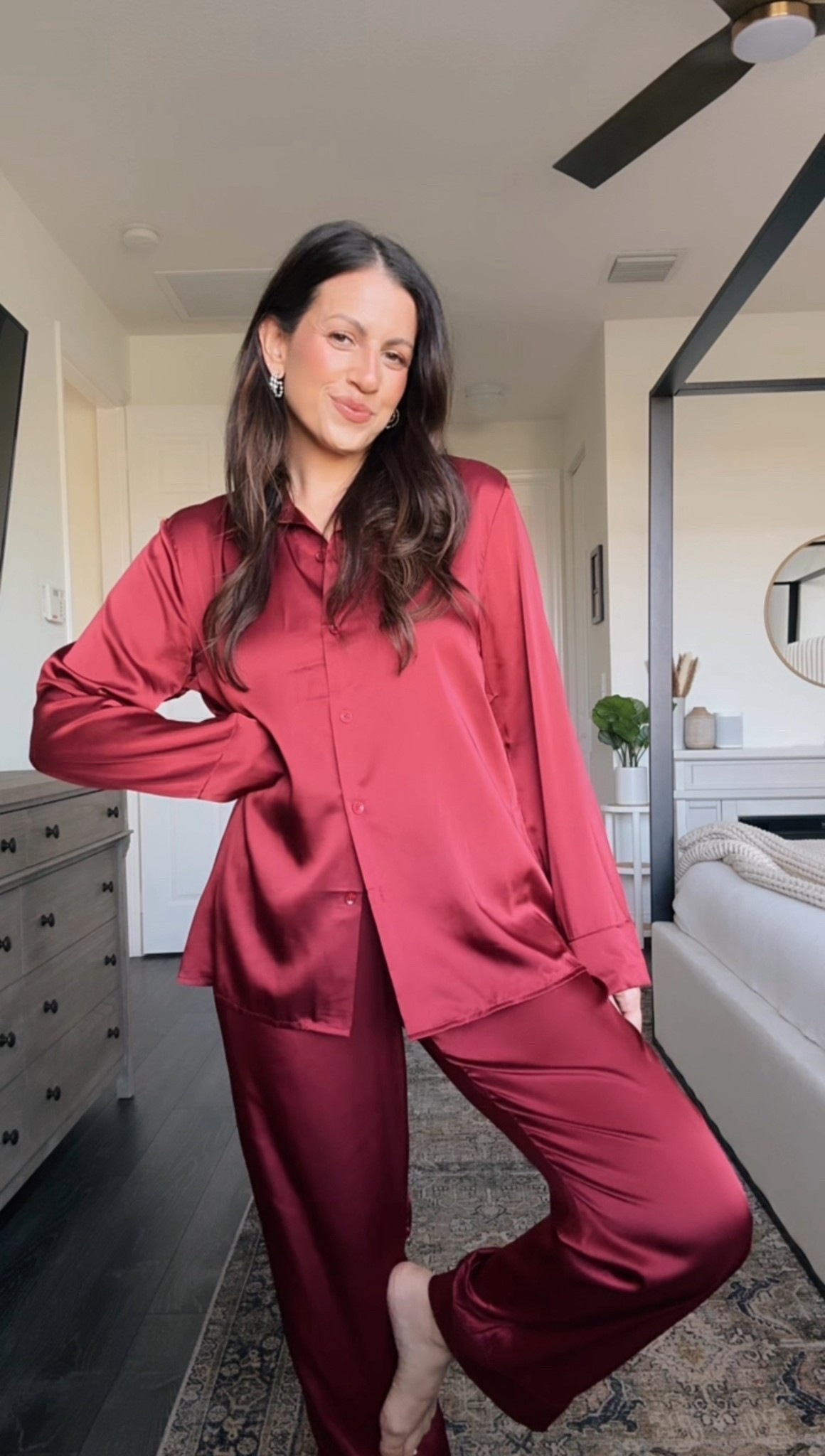 Holiday pajamas, satin pajamas, holiday gift, Christmas pajamas  

#LTKFindsUnder50 #LTKGiftGuide #LTKHoliday