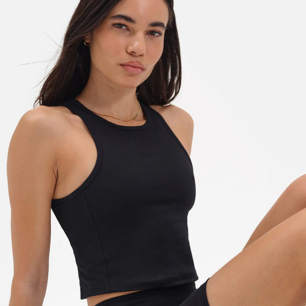 Organic Stretch High Neck Tank | MATE The Label