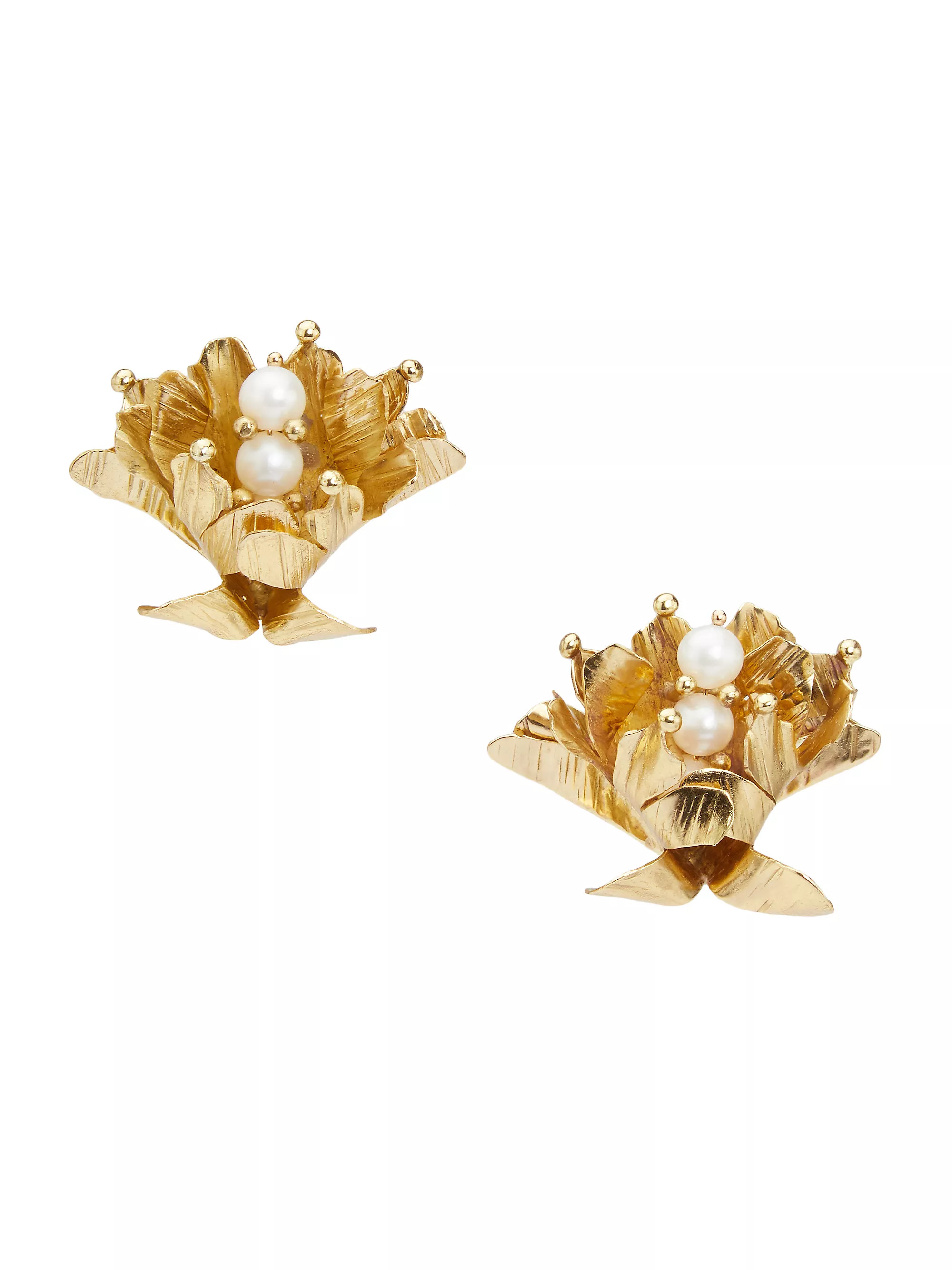 Asha Pearl Stud Earrings | Saks Fifth Avenue