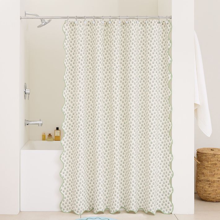 RHODE Begonia Shower Curtain | West Elm (US)