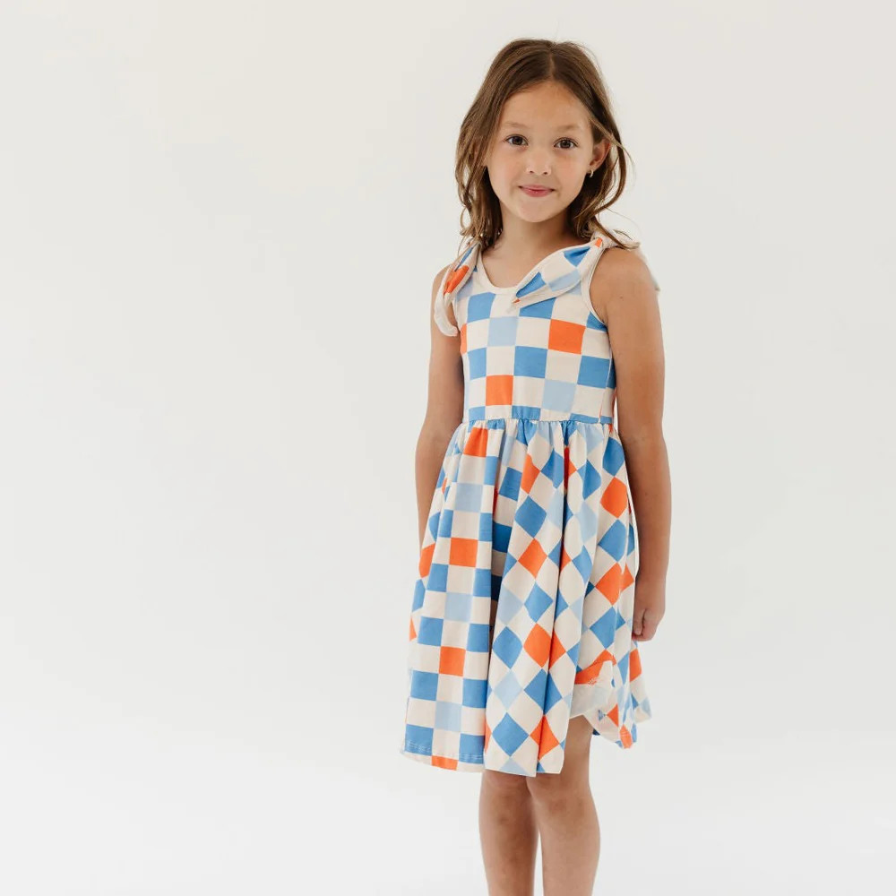 The Bow Tank Ballet Dress in Checkerboard | Alice + Ames