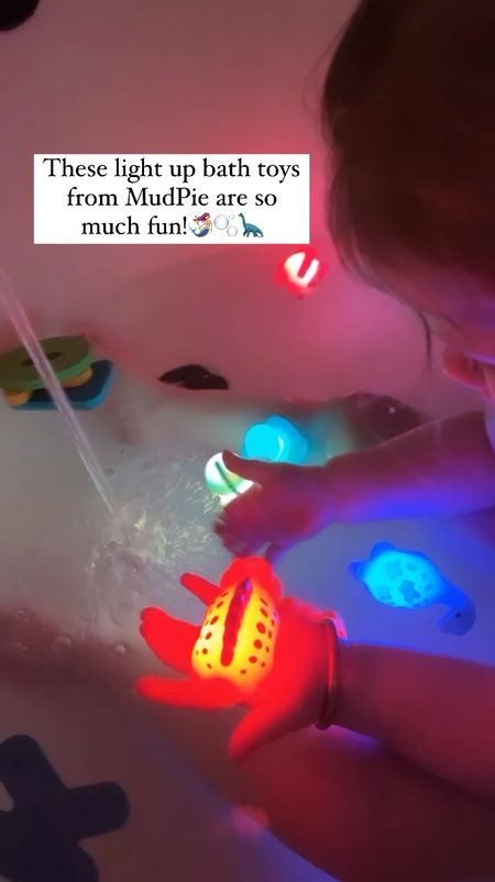 Light up bath toys🫧🧜🏼‍♀️🦕
MudPie bath toys/ pool toys
Kids bath toys


#LTKhome #LTKkids #LTKbaby