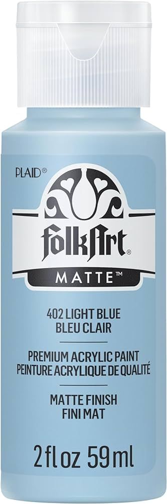FolkArt Acrylic Paint (2 Ounce), 402 Light Blue | Amazon (US)