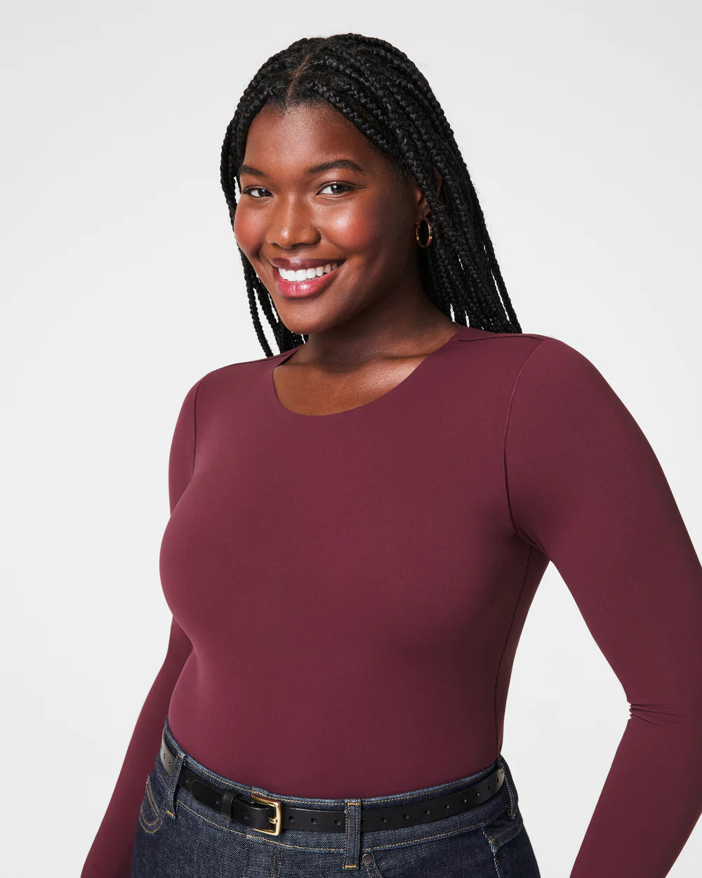 Long Sleeve Crew Neck Top | Spanx