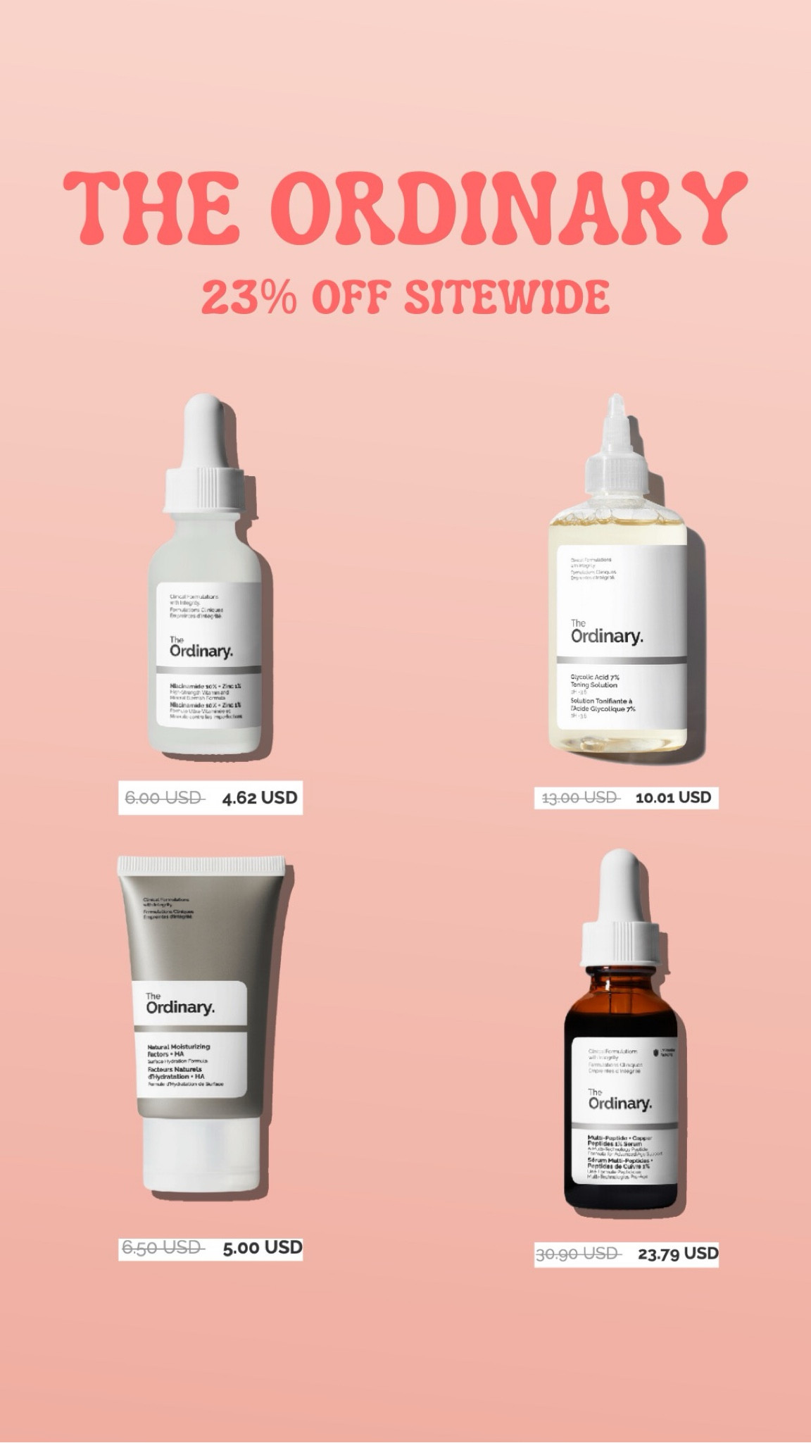 The Ordinary is having a 23% off sitewide sale! These are my top four product picks and items I’m personally restocking up on for this sale ❤️ #theordinary #23percentoff #sale

#LTKCyberWeek #LTKHolidaySale #LTKGiftGuide