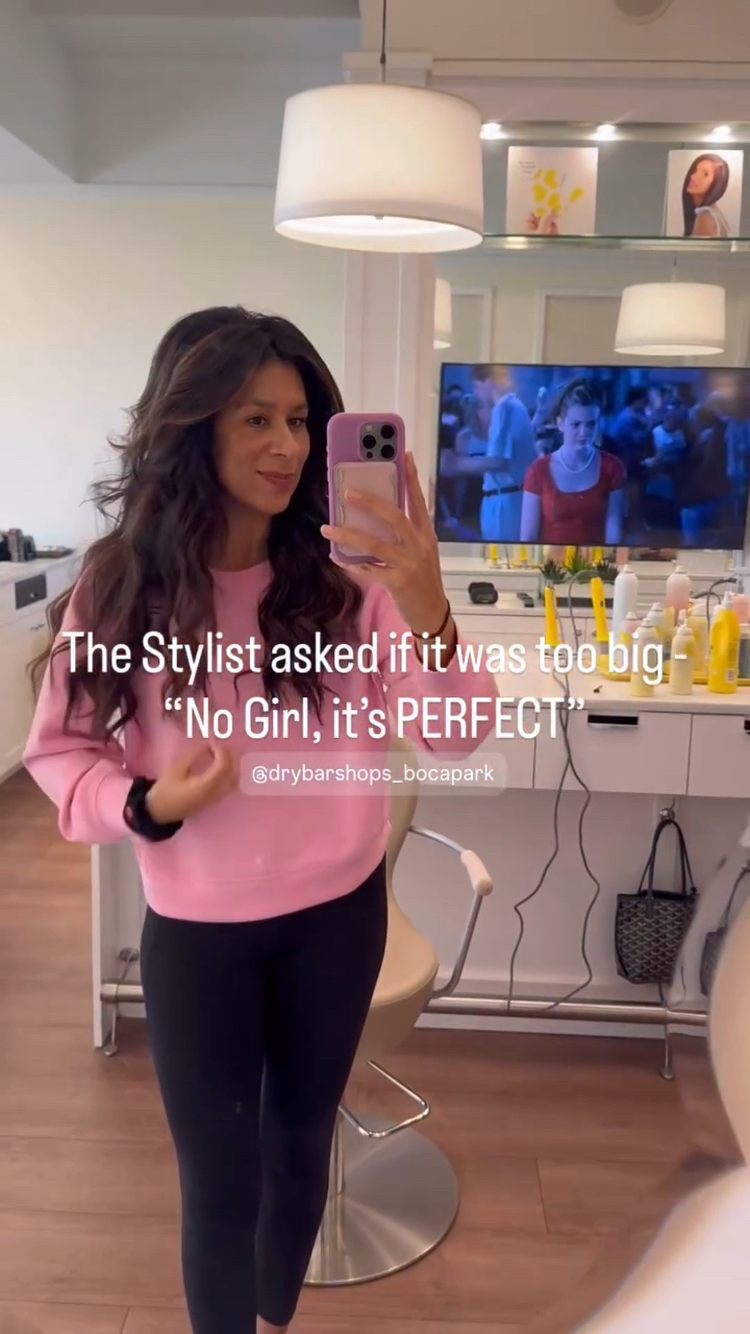 The Bigger the Better!! 💜✨

 - but really, I find that adding extra volume helps my blowout last longer. I can go about 4-5 days till my next wash. 

I use a sleepytie at night, occasional silk bonnet and definitely a silk pillowcase. I’ll start using dry shampoo around day 3. When I workout, I keep my hair down and loose. I’ll go back and touch up with a curling iron and mini Drybar straightener. 

Questions?! Ask me below! 

#BlowoutRoutine 
#HairMaintenance 
#GlowUpEra 
#ThisIs40 
#MomLife 
#longhairstyles 
#DryBarLasVegas #l
#DryBarBocaPark