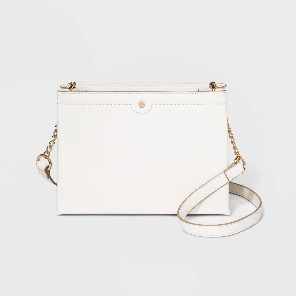 Magnetic Closure Crossbody Bag - A New Day White | Target
